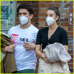 para soygunu's Jaime Lorente & Maria Pedraza Go for Masked Stroll in Madrid!