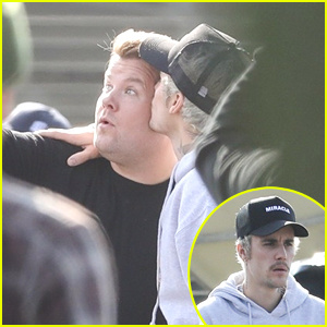 Justin Bieber filmar samåkningskaraoke med James Corden i LA