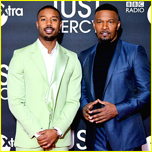 Michael B. Jordan indossa un abito verde lime per la prima britannica di 'Just Mercy' | Jamie Foxx, Michael B. Jordan