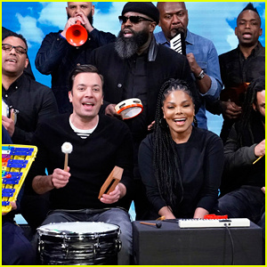 Janet Jackson opptrer'Runaway' With Classroom Instruments Flawlessly on 'Fallon' - Watch Here!