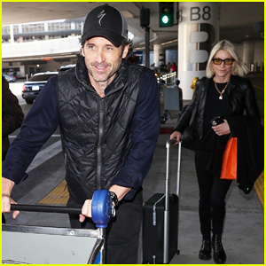 Patrick Dempsey i żona Jillian dotykają razem na LAX Together! | Jillian Dempsey, Patrick Dempsey
