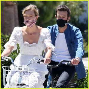 Karlie Kloss ve Joshua Kushner Öğleden Sonra Bisiklet Gezisinde Maske Takıyorlar