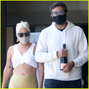 Lady Gaga 和男友Michael Polansky 晚餐吃意大利菜| Lady Gaga，迈克尔波兰斯基