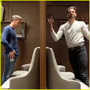Spoofs Nyle DiMarco'Love is Blind' in New Twitter Video