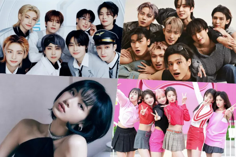 Stray Kids و ATEEZ يكسبون دائرة خماسية مليون ومليون شهادة ؛ Lisa و IVE و More Go Platinum من BLACKPINK
