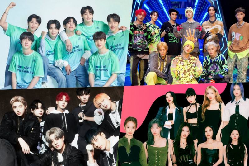 BTS, NCT 127, ENHYPEN, TWICE, LE SSERAFIM, Stray Kids et ITZY se classent en tête de la liste des albums mondiaux de Billboard