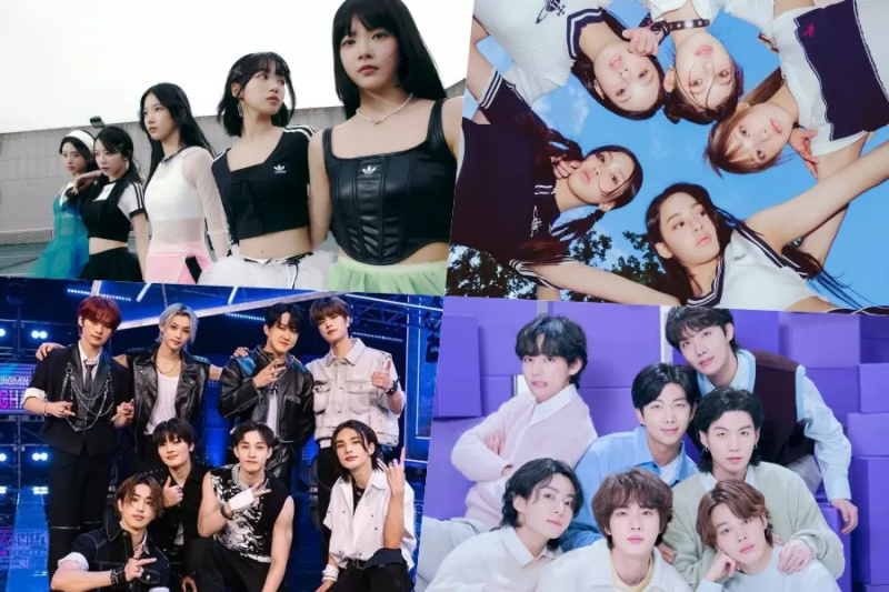 LE SSERAFIM, NewJeans, Stray Kids, BTS, SEVENTEEN e IZ*ONE obtienen certificaciones Platino y Oro para transmisión en Japón