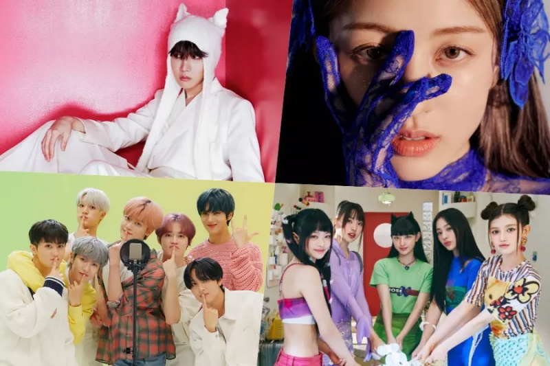 Джей-Хоуп из BTS, Джихё из TWICE, NCT DREAM, NewJeans, Stray Kids, ENHYPEN, STAYC и другие заняли первые места в мировом чарте альбомов Billboard