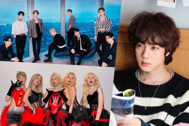 Stray Kids ja BTS:n Jin saavuttavat Circle Million -sertifikaatit; (G)I-DLE, LE SSERAFIM, TREASURE ja muut menevät platinaksi