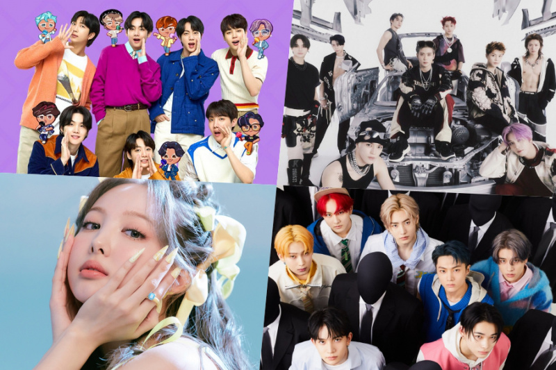 BTS, NCT 127, Nayeon iz TWICE, ENHYPEN, LE SSERAFIM in Stray Kids so visoko na Billboardovi svetovni lestvici albumov