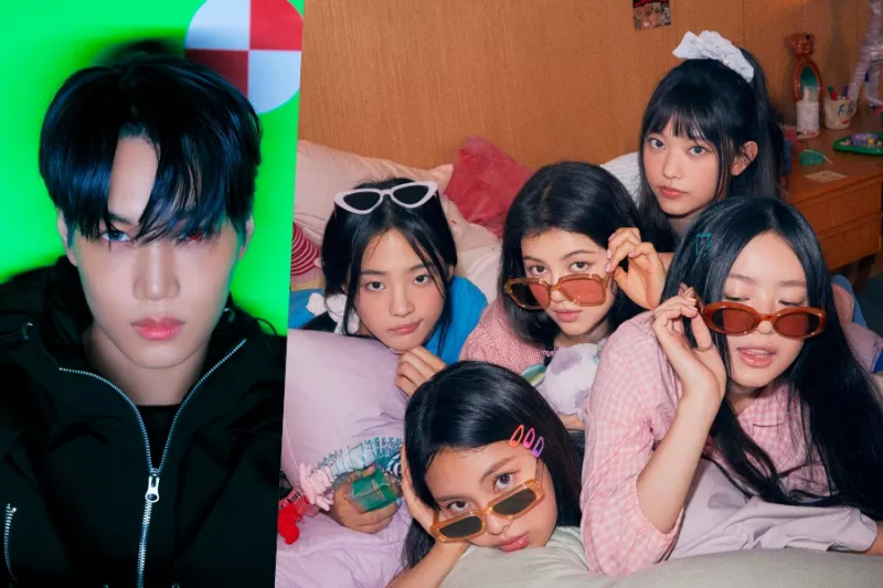 EXO యొక్క కై మరియు న్యూజీన్స్ సర్కిల్ వీక్లీ చార్ట్‌లలో డబుల్ మరియు ట్రిపుల్ క్రౌన్‌లను సంపాదిస్తారు