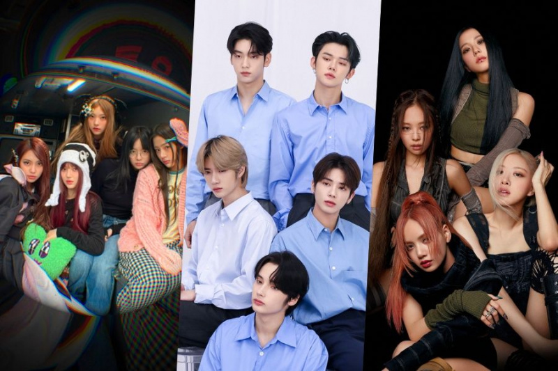NewJeans zdobywa potrójną koronę na cotygodniowych listach przebojów Circle (Gaon) + TXT, BLACKPINK i nie tylko zajmują czołowe miejsca