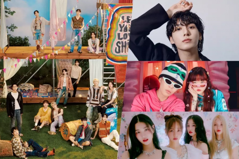 SEVENTEEN zdobywa potrójną koronę na cotygodniowych listach przebojów Circle; Jungkook, AKMU i FIFTY FIFTY z BTS stały się hitem nr 1