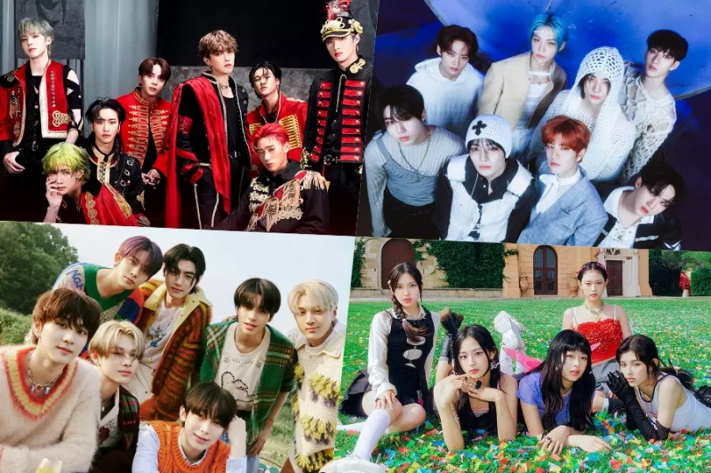 ATEEZ, Stray Kids, ENHYPEN, NewJeans, TXT, SEVENTEEN, BTS, aespa ועוד גורפים את המקומות המובילים במצעד האלבומים העולמי של בילבורד