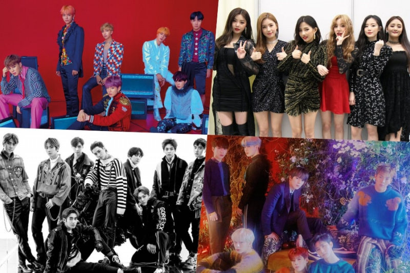 BTS, (G)I-DLE, EXO, MONSTA X, SF9 и другие возглавили чарт Billboard World Albums Chart