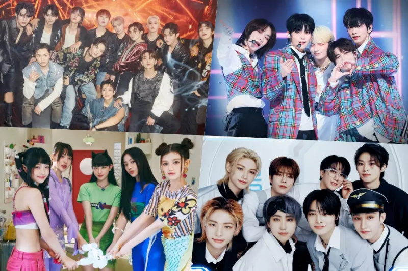 SEVENTEEN, TXT, NewJeans, Stray Kids, BTS, LE SSERAFIM, NCT 127 en meer claimen topposities in de World Albums Chart van Billboard