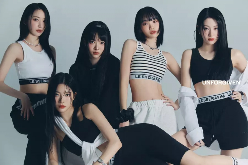 LE SSERAFIM、「UNFORGIVEN」が6位デビュー、最速でビルボード200のトップ10入りを果たしたK-POPガールズグループとなる