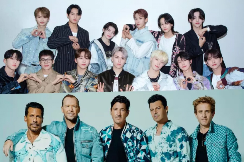 Panoorin: SEVENTEEN And New Kids on the Block Tease Special Collaboration