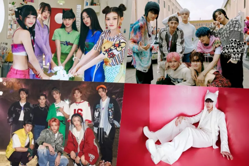 NewJeans, NCT DREAM, Stray Kids, J-Hope, Jihyo, aespa ja teised parimad kohad Billboardi maailmaalbumite edetabelis