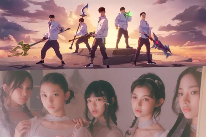 見る: NewJeans が壮大な MV で 2023 リーグ・オブ・レジェンド世界選手権アンセム「GODS」を歌う