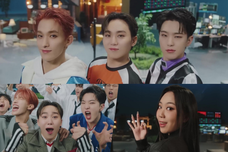 Xem: BSS của SEVENTEEN tự tin hát “Fighting” trong MV Chaotic And Fun với Lee Young Ji