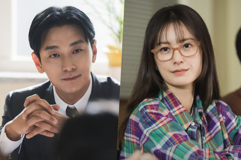 Ju Ji Hoon en Jung Yu Mi kunnen niet stoppen met elkaar in het oog te houden in 'Love Your Enemy'