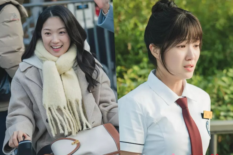 Kim Hye Yoon تصور دورًا متعدد الأوجه كفتاة معجبة بالغة وطالبة حازمة في دراما “Lovely Runner”