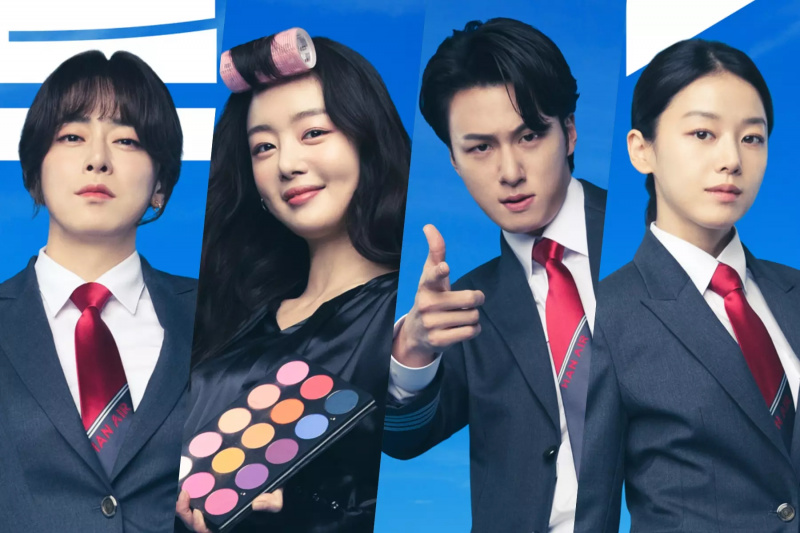 조정석-한선화-신승호-이주명이 '파일럿' 포스터에서 캐릭터를 완벽하게 구현했다.