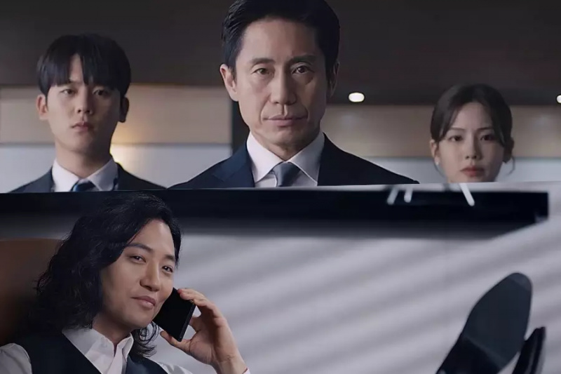 Katso: Shin Ha Kyun, Lee Jung Ha ja Jo Aram Barge Jin Goon toimistoon 'Tarkastajien' teaserissa