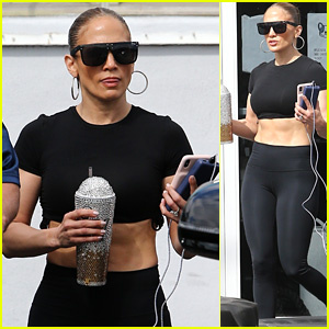 Jennifer Lopez får en svedig træning forud for Super Bowl-præstation! | Jennifer Lopez