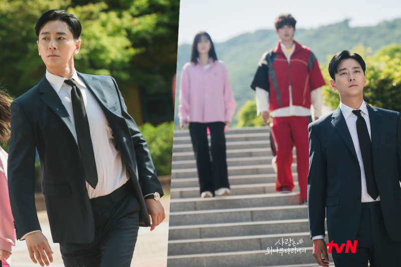 Ju Ji Hoon kommer jaloux mellem Jung Yu Mi og Lee Si Woo i 'Love Your Enemy'