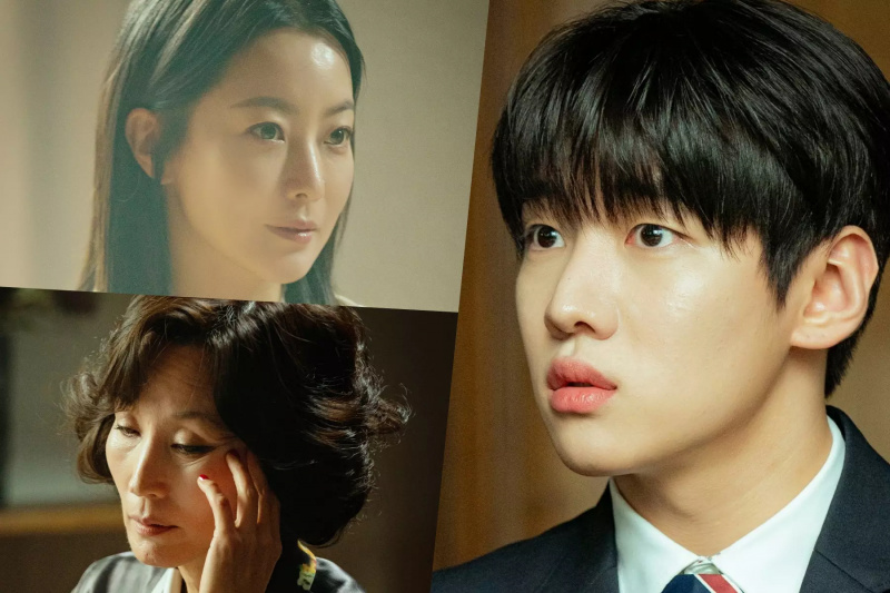 Kim Hee Sun a Lee Hye Young jsou rozrušeni Jaechanovou otázkou během rodinného jídla v „Bitter Sweet Hell“