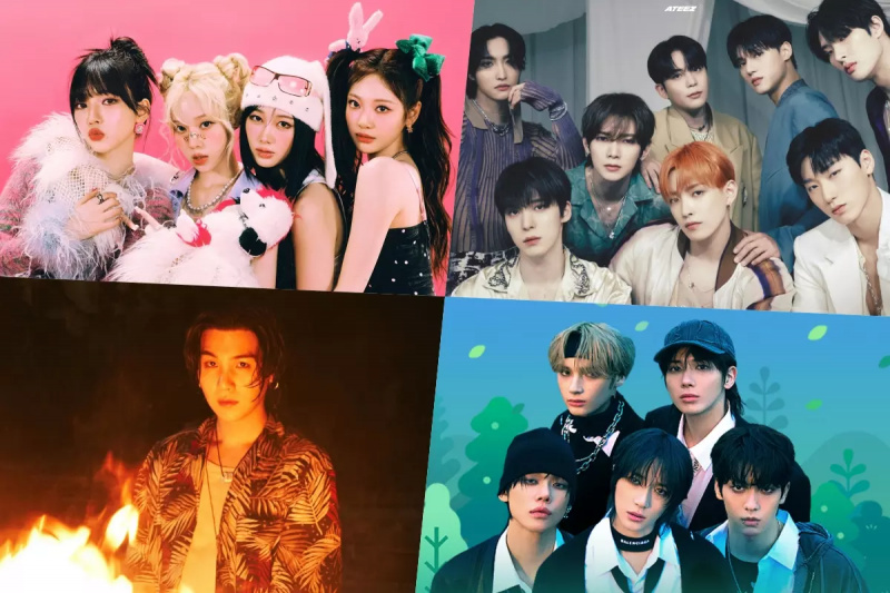 aespa, ATEEZ, Шуга из BTS, TXT, Наён из TWICE, SEVENTEEN и другие заняли первые места в мировом чарте альбомов Billboard