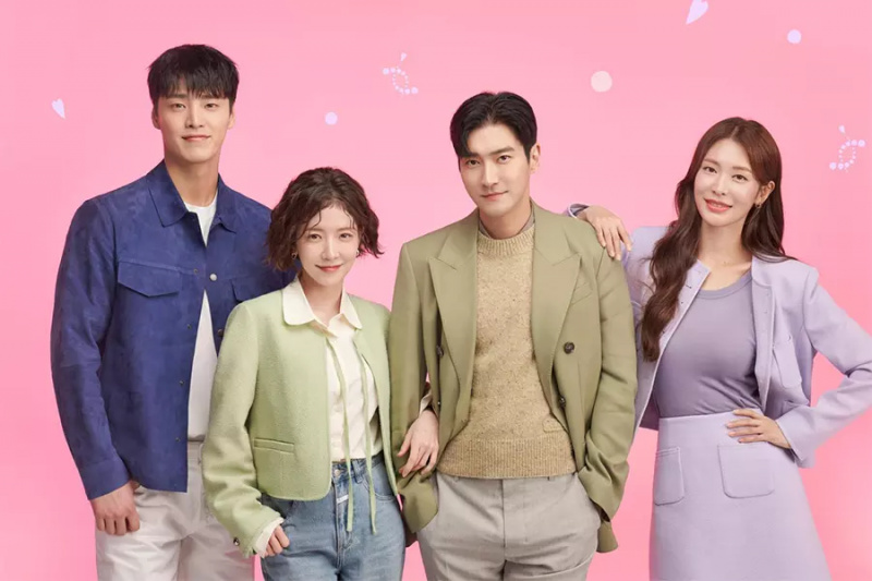 Choi Siwon, Jung In Sun, Lee Tae Hwan e Jung Yoo Jin confiam no DNA para encontrar o amor no pôster “DNA Lover”