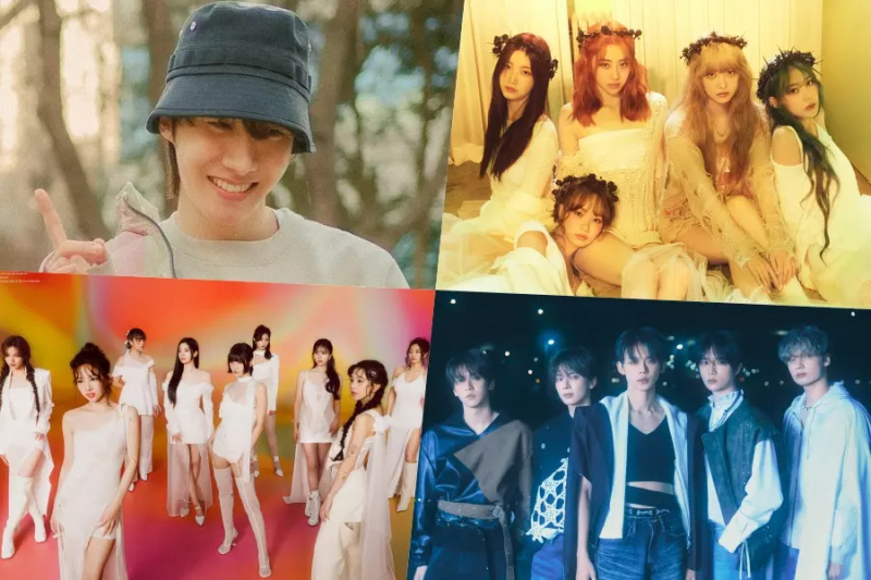 BTS j-hope, LE SSERAFIM, TWICE, TXT, ILLIT, Stray Kids, NewJeans a ďalší si umiestňujú prvé miesta v rebríčku svetových albumov Billboard