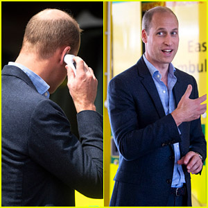 El príncipe William se toma la temperatura antes de su primera aparición pública desde el confinamiento | Principe William