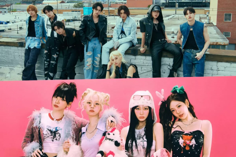 Stray Kids รับมงกุฎสองเท่า + aespa รักษามงกุฎสามเท่าบนแผนภูมิรายสัปดาห์แบบวงกลม