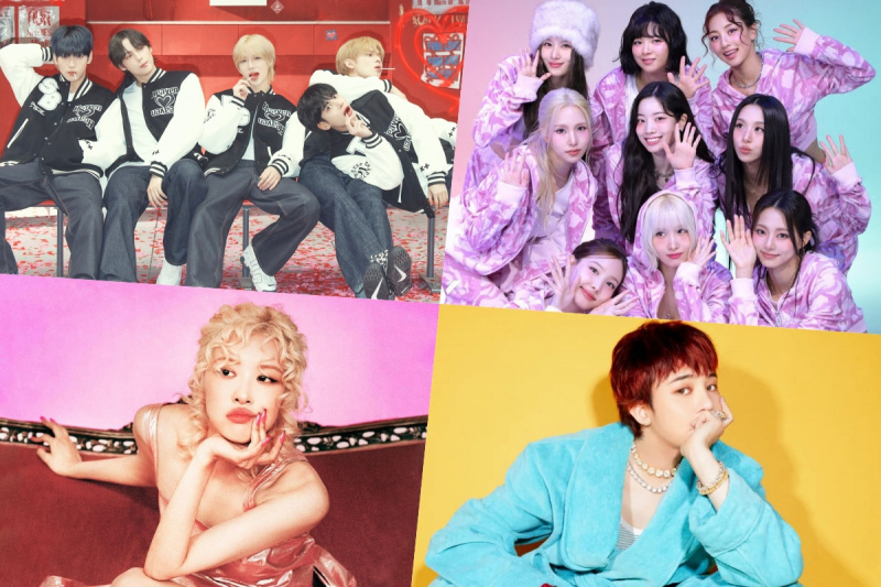 TXT, Rosé, TWICE, G-Dragon, Minho ja BLACKPINK Top Circlen kuukausi- ja viikkolistat