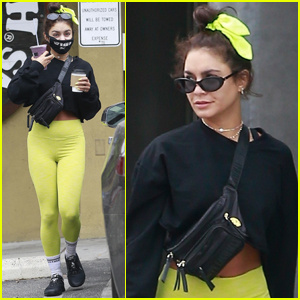 Vanessa Hudgens gaat naar de Juice Bar na haar training