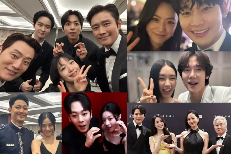 Tähdet poseeraavat yhdessä ihastuttaviin valokuviin 60. Baeksang Arts Awards -tilaisuudessa