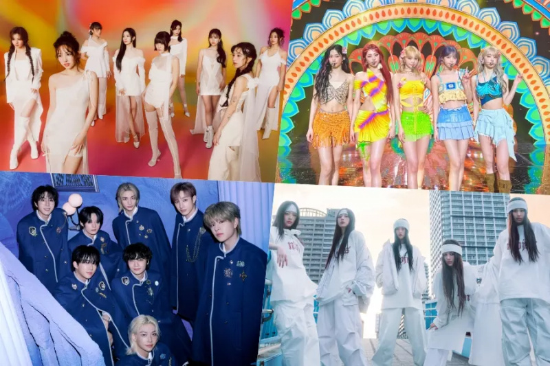 TWICE, LE SSERAFIM, Stray Kids, NewJeans, ENHYPEN, (G)I-DLE, BTS e altri conquistano i primi posti nella classifica mondiale degli album di Billboard