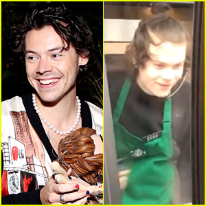 Harry Styles Serupa & Dia Bekerja Di Starbucks! | gaya Harry