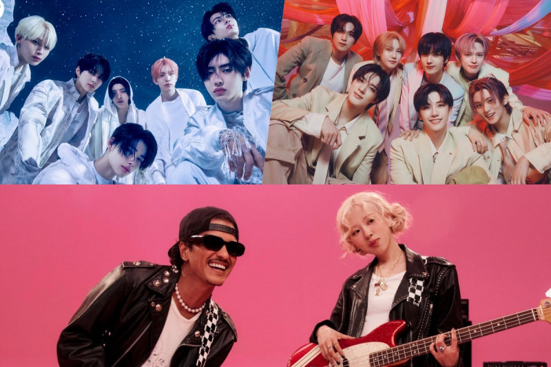ENHYPEN e NCT DREAM Classifiche settimanali Top Circle + Rosé e Bruno Mars guadagnano la tripla corona