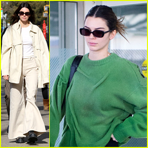 Kendall Jenner porte des bas de cloche à New York | Kendall Jenner