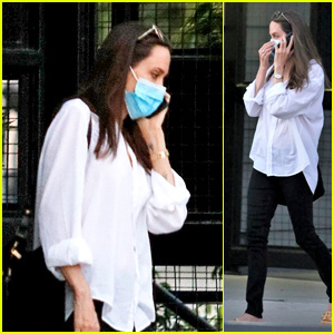 Η Angelina Jolie αφήνει την κόρη της με μάσκα στο LA | Αντζελίνα Τζολί