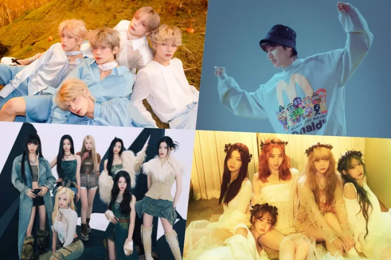 TXT, j-hope של BTS, BABYMONSTER, LE SSERAFIM, TWICE, ILLIT ועוד תופסים מקומות ראשונים במצעד האלבומים העולמי של בילבורד