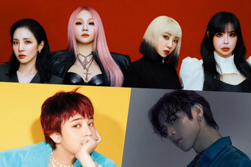 2NE1, G-DRAGON, DPR IAN และอีกมากมายประกาศให้เป็นหัวหน้าในเทศกาลเมฆในลอสแองเจลิส