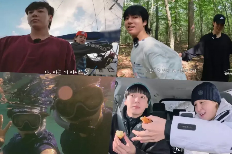 見る: BTS のジミンとジョングクが新しい旅行バラエティ番組「Are you sore?!」で最高の時間を過ごす