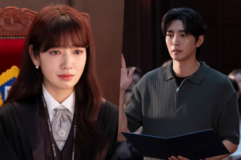 Park Shin Hye ser tårefullt på når Kim Jae Young tar posisjonen i «The Judge From Hell»