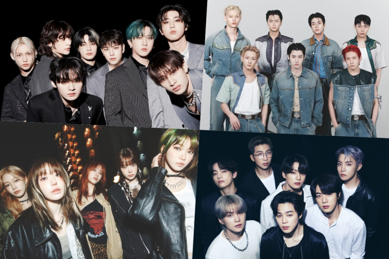 STRAY KIDS, ENHYPEN, LE SSERAFIM, BTS, ZEROBASS